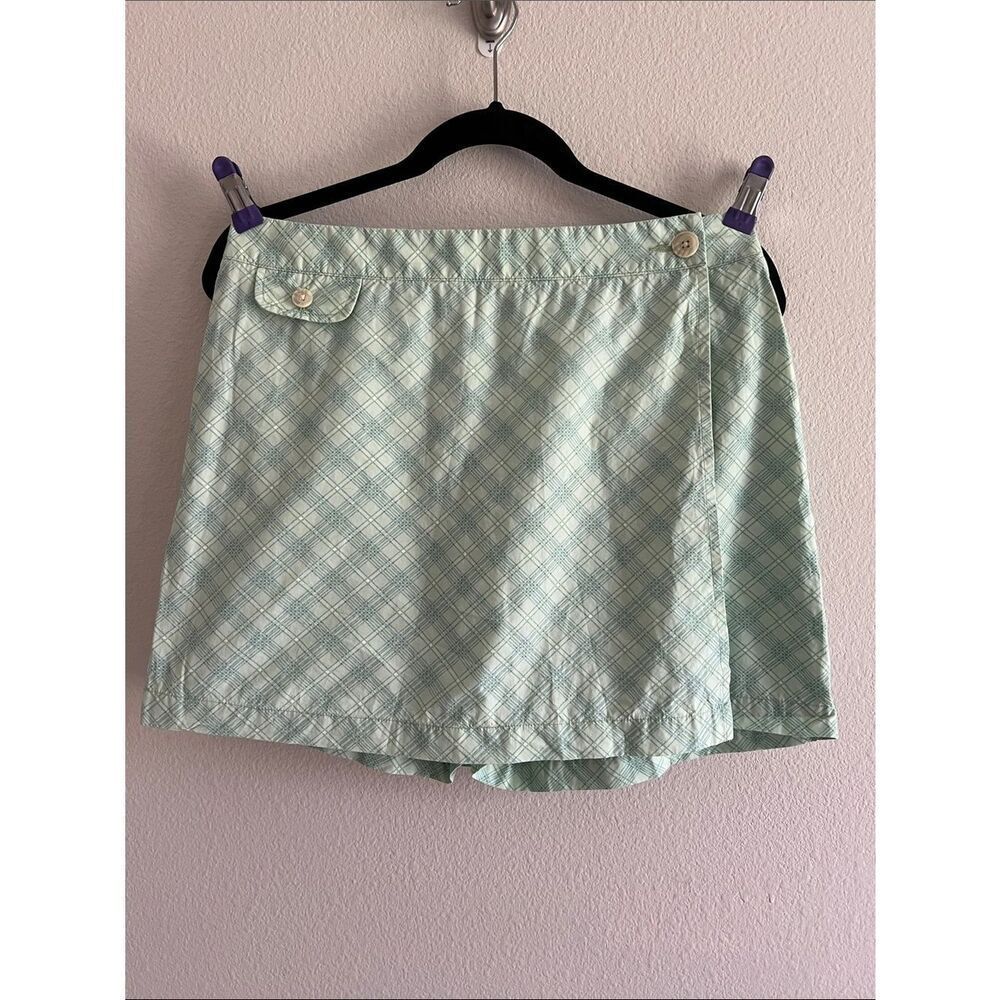 Vintage Y2K 90s Plaid Cotton Golf Skort 8